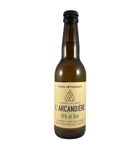 L ARCANDIERE IPA BIO 5%vol 33cl L ARCANDIERE IPA BIO 5%vol 33cl