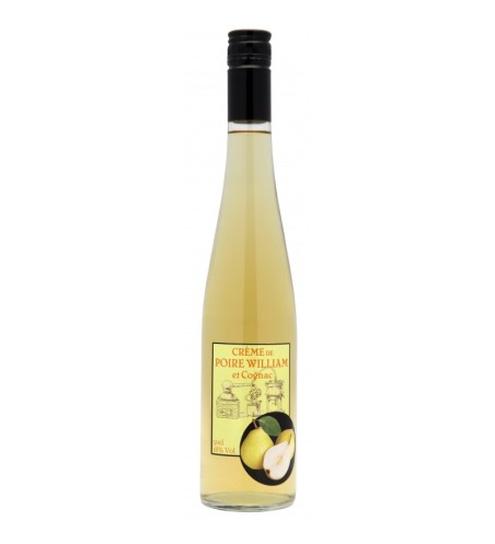 POIRE WILLIAM et COGNAC LIQUEUR 18%vol MISCLAULT 50cl