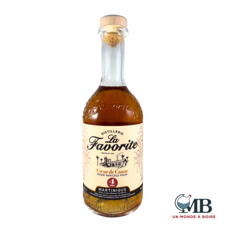 Coeur de Canne 4 ans Rhum Vieux La Favorite 42%vol 70cL