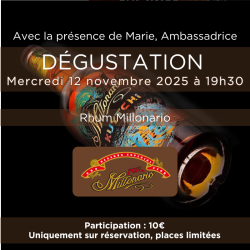 PLACE SOIRÉE DÉGUSTATION...