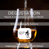 Place soirée dégustation whiskies Japonais Suntory le mardi 4 novembre 2025